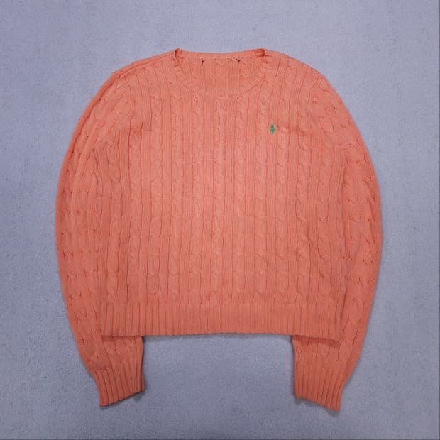 폴로 랄프 로렌 케이블 니트