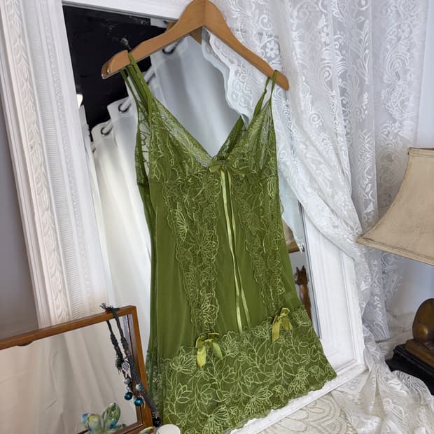 green fairy detail sleeveless