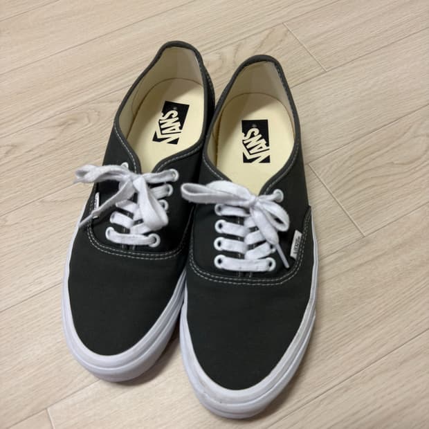 Vans 어센틱 리이슈 그레이 280mm
