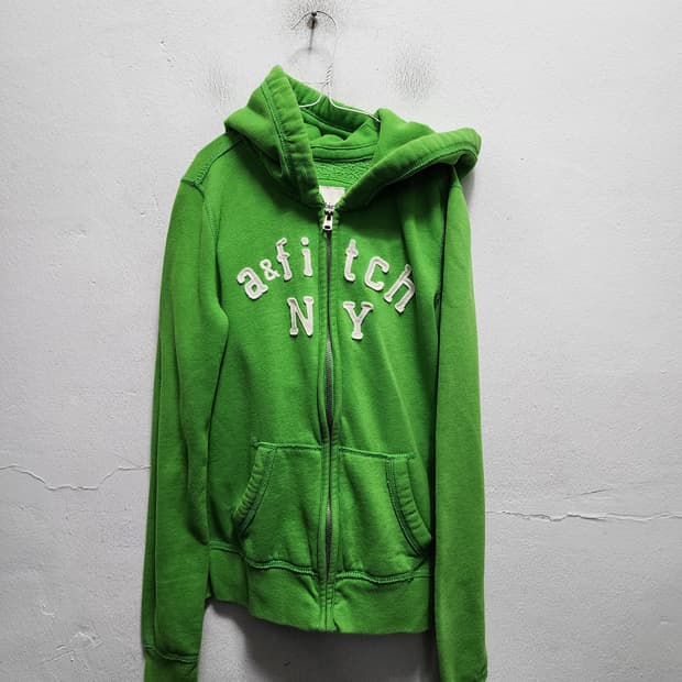 아베크롬비 그린 후드집업