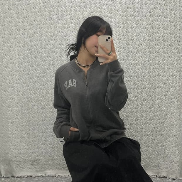 갭 GAP 오버핏 Y2K 빈티지 집업 100 C06381