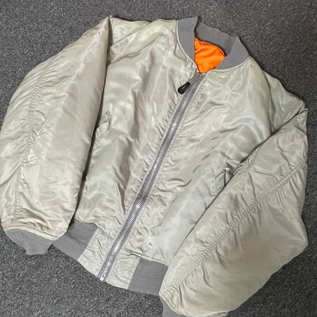 [XL] 80's OG MA-1 82790J 그레이