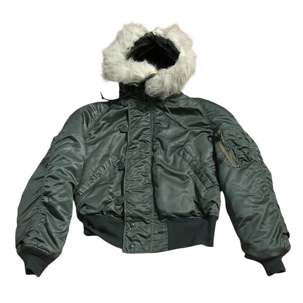 70s 알파 인더스트리 N-2B 플라이트 붐버 자켓