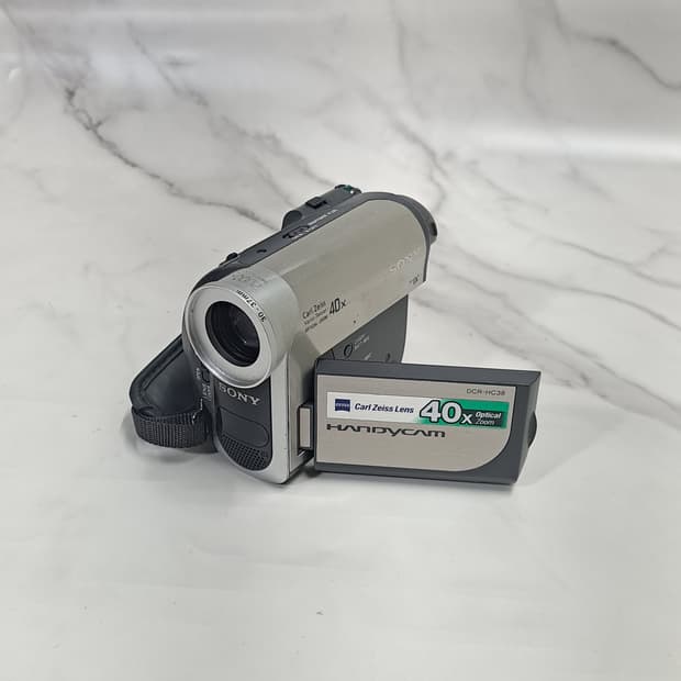 소니 미니DV 핸디캠 DCR-HC38 칼자이스 렌즈 40배줌