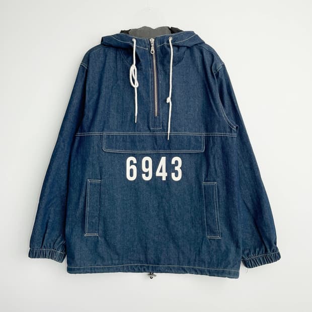 F1 언더에어(UNDER AIR) 6943 데님 아노락 재킷 L사이즈