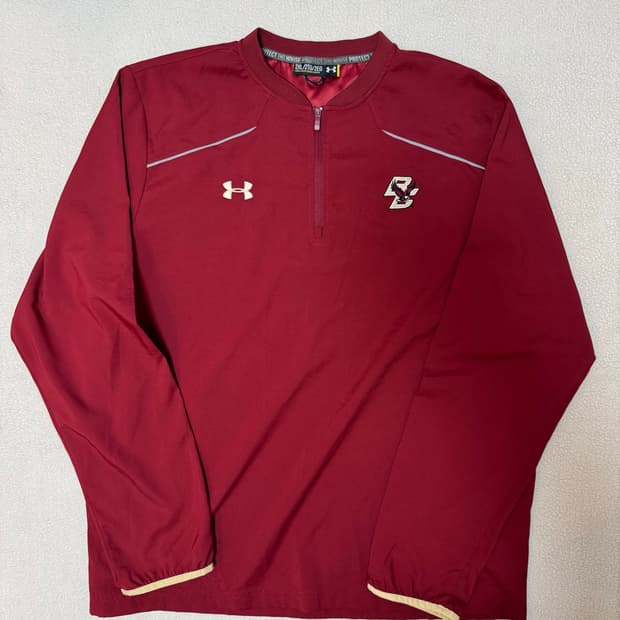 [2XL] UnderArmour 보스턴 칼리지 (BC) 콜드기어 하프집업