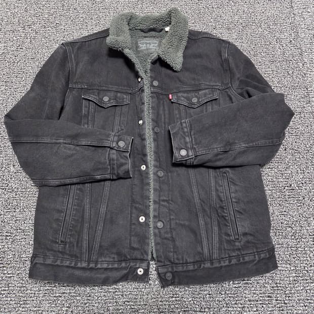 리바이스 양털 셰르파 데님자켓/XL