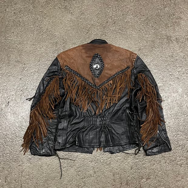 빈티지 웨스턴 프린지 자켓 (95)