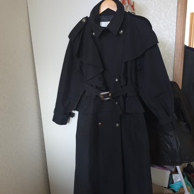 줄로그 롱 트렌치코트