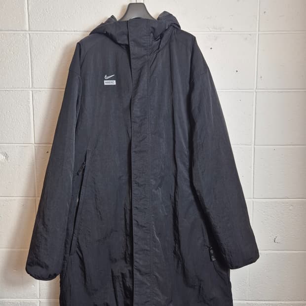 *XL )나이키 NIKE FC 블랙 롱패딩