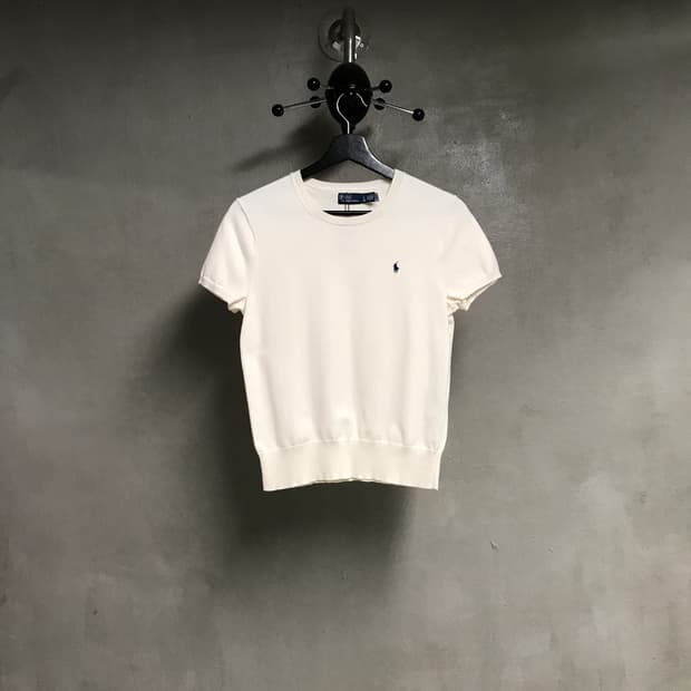 폴로 랄프로렌 QR 반팔 니트 S(W)