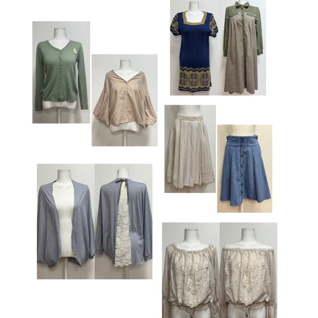 [세트/일괄] axes femme 엑시즈팜 엑팜 블라우스 원피스 스커트