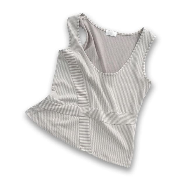 iina 이이나 crossway stripe top