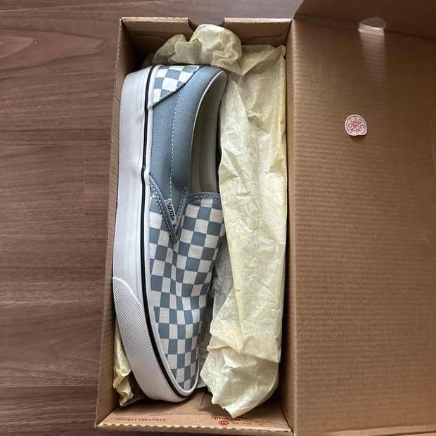 반스 체커보드 스카이블루 280