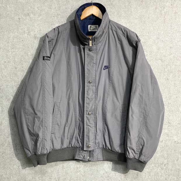 [XXL] 90s Nike 삼나스포츠 그레이 폴리쉘 봄버자켓