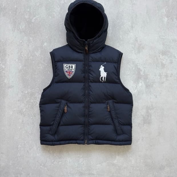 빅포니 브리튼 푸퍼 패딩 조끼