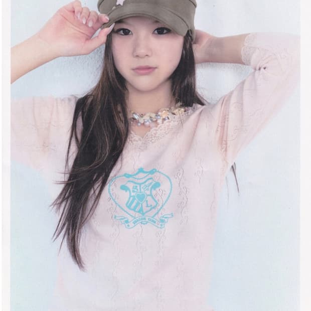 샬롬클럽 Aegis Lace Top - Peach