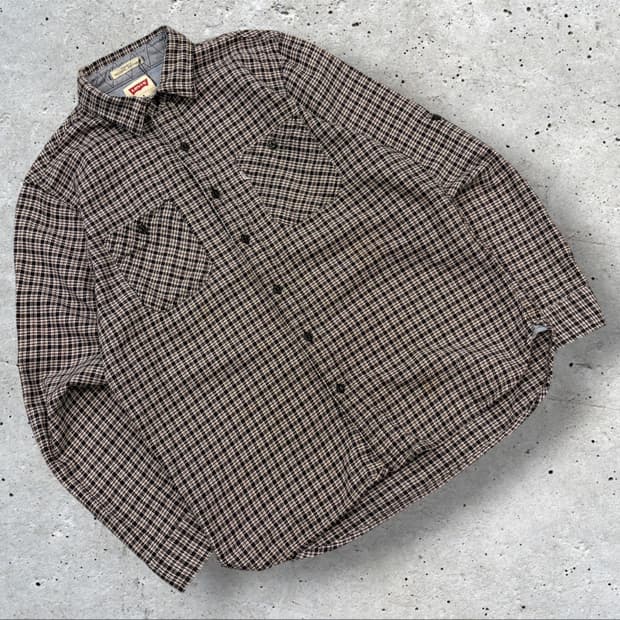 [M] 리바이스 스탠다드핏 체크 셔츠 남방 D576