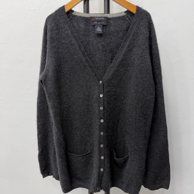 정품) 레드문 캐시미어100 가디건 M