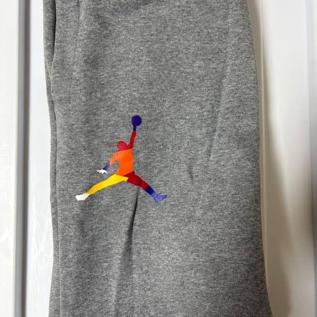 [한정판] 나이키 조던 DNA 점프맨 스웨트 팬츠 S 그레이