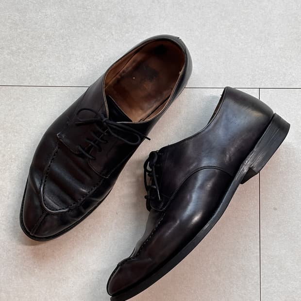 트리커즈 애빙던 UK10 / 빈티지 블랙 U팁 더비 비브람