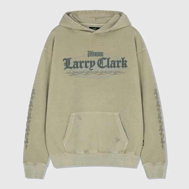 카키 데미지 후드