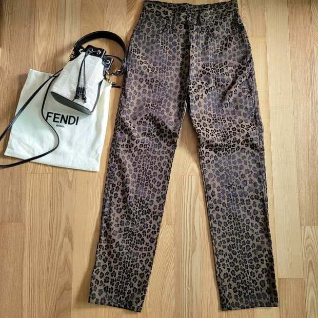 Fendi 팬디 레오파드 바지