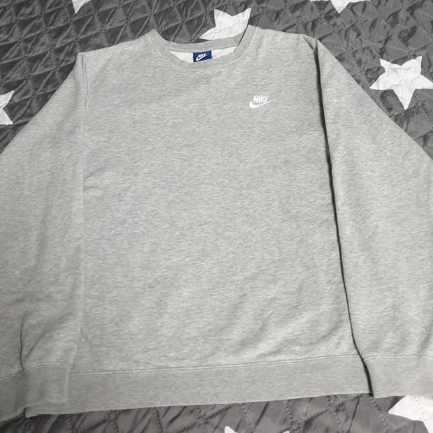 나이키 클럽 프렌치테리 크루 맨투맨 그레이 (L)