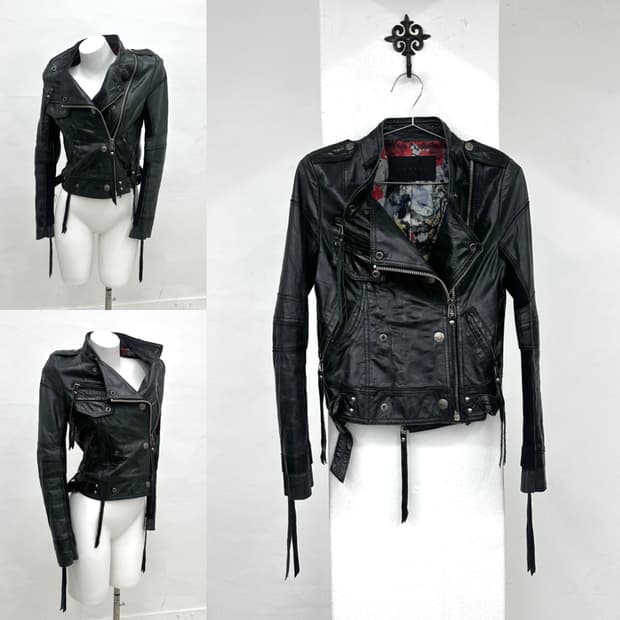 Tankus rider leather jacket 
