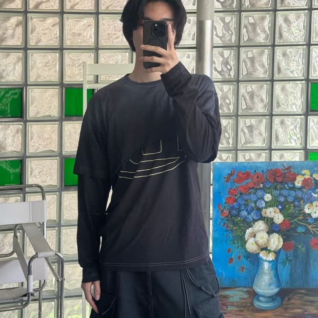 2 LAYERD LOGO TEE 로고 티셔츠