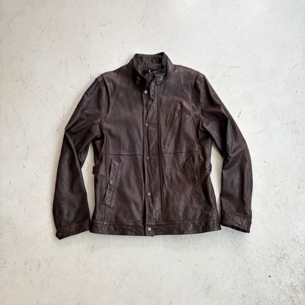 DKNY 빈티지 리얼레더 가죽자켓 M