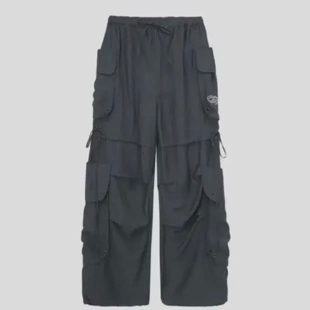 허그유어스킨 린넨 카코팬츠 차콜