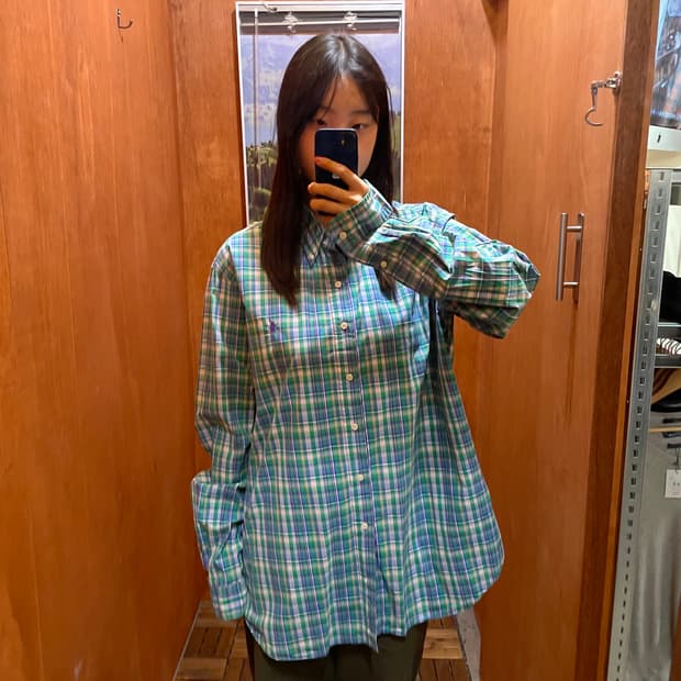  (2XL) POLO 폴로 랄프로렌 체크 셔츠