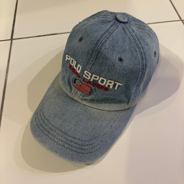 폴로랄프로렌 데님 모자