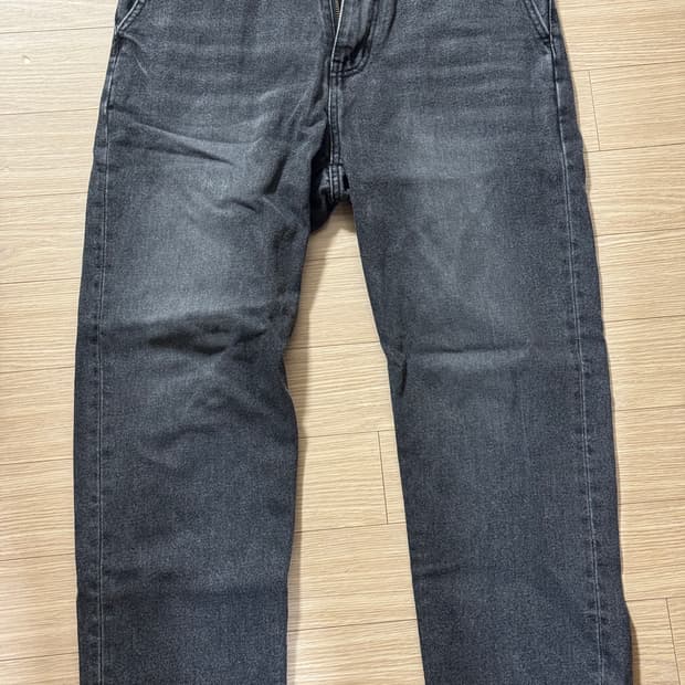 흑청 데님 L