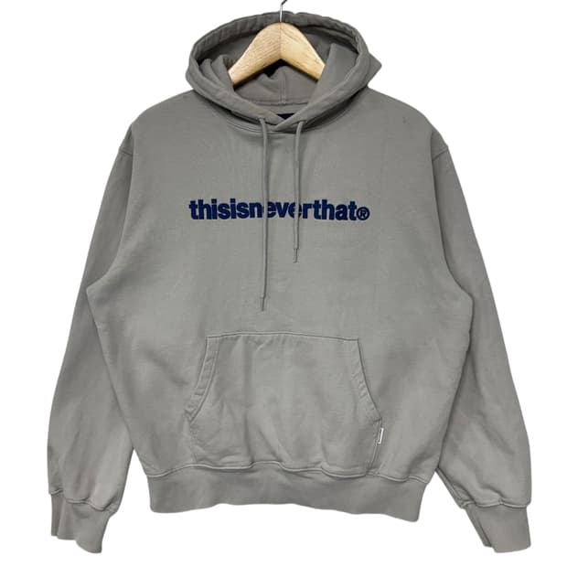 디스이즈네버댓 자수로고 후드티