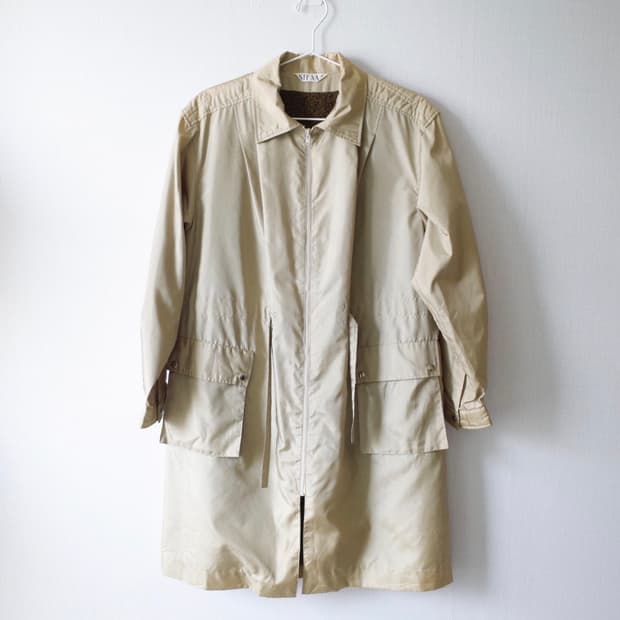 leaf gold long jacket