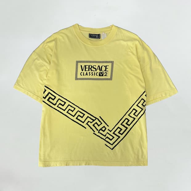 베르사체 아카이브 로고 티셔츠