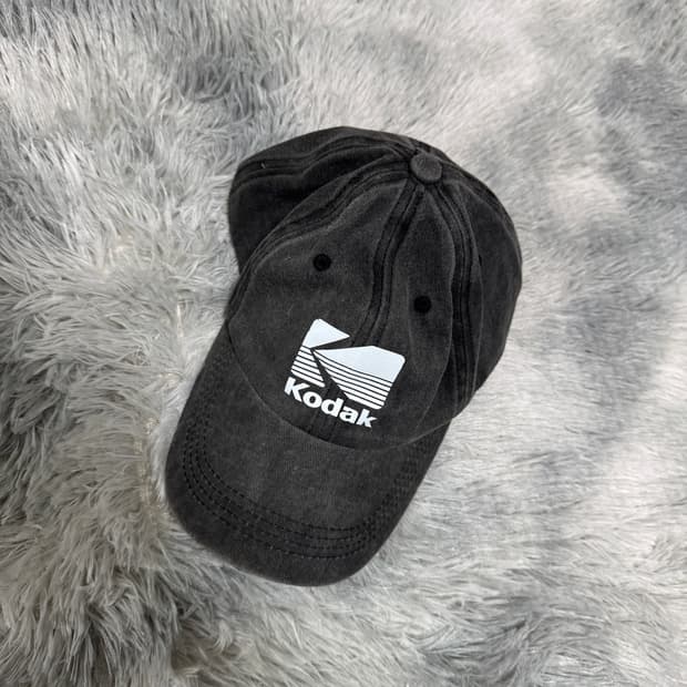 코닥 볼캡 블랙  흑청 빈티지 모자 