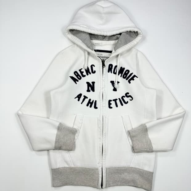 아베크롬비 og y2k 후드집업 화이트 S