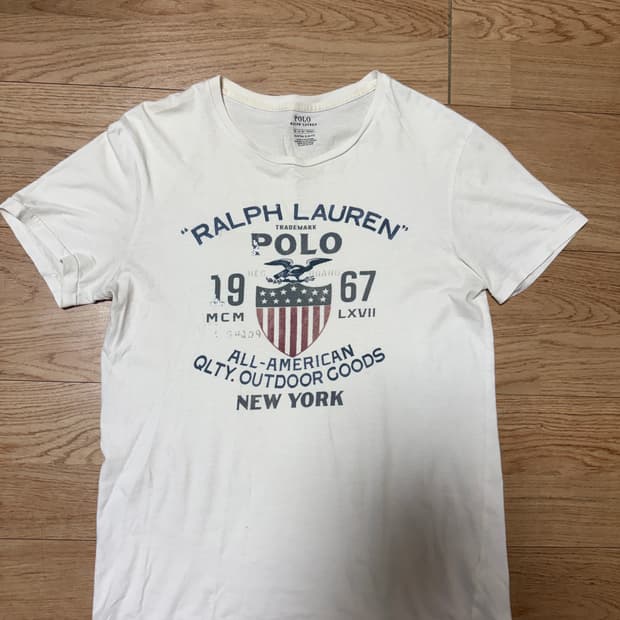 (95size) 빈티지 슬림핏 폴로 1967 반팔티셔츠