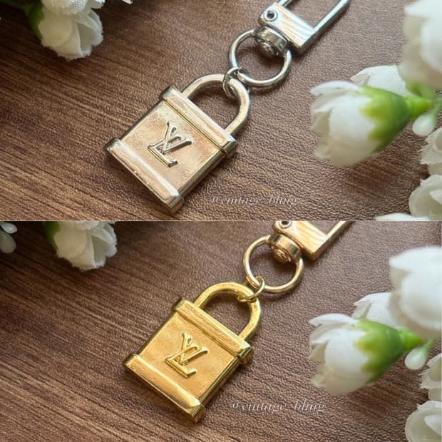 루이비통 패드락 백참 키링 키체인