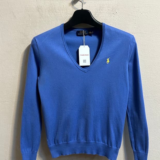 폴로 랄프로렌 V넥 니트 스웨터