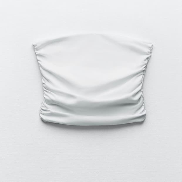 ZARA 자라 화이트 탑