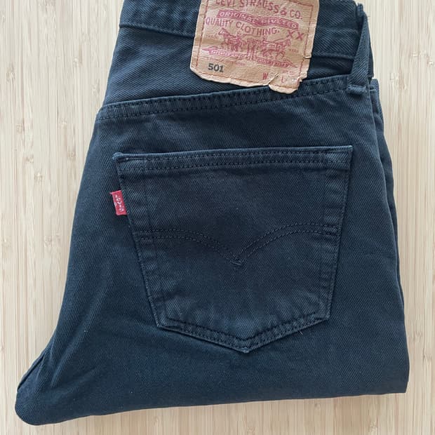리바이스 501 블랙진