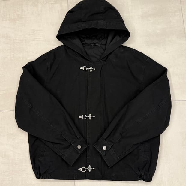 빈티지 파이어 버클 후디자켓