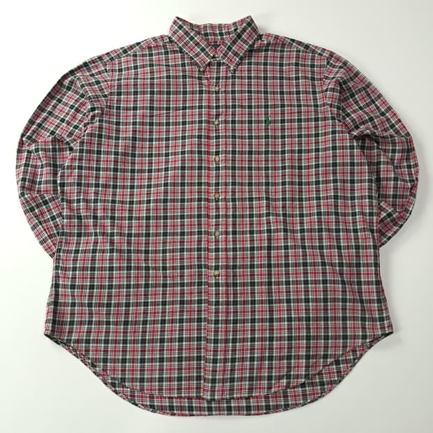 CA211 2XL 폴로 00s 클래식 타탄체크 셔츠 남방