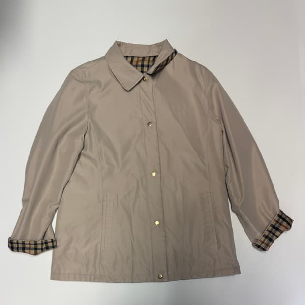 여성 닥스 daks 리버시블 헤링턴 버튼 자켓