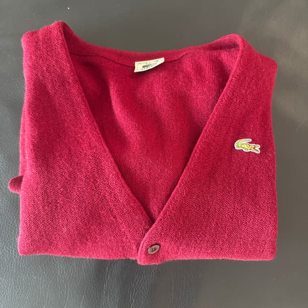 빈티지 라코스테 가디건