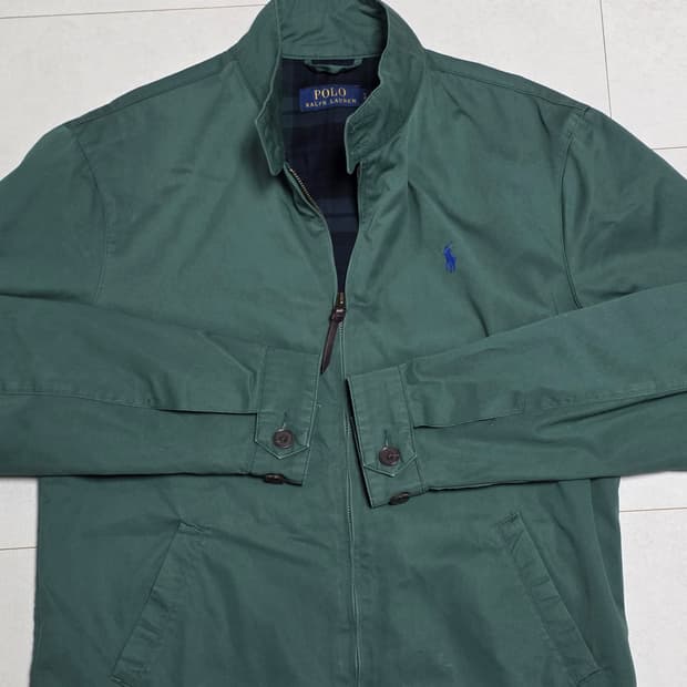 폴로 랄프로렌 스윙탑 자켓 S 블루종 바라쿠다 그린 qr